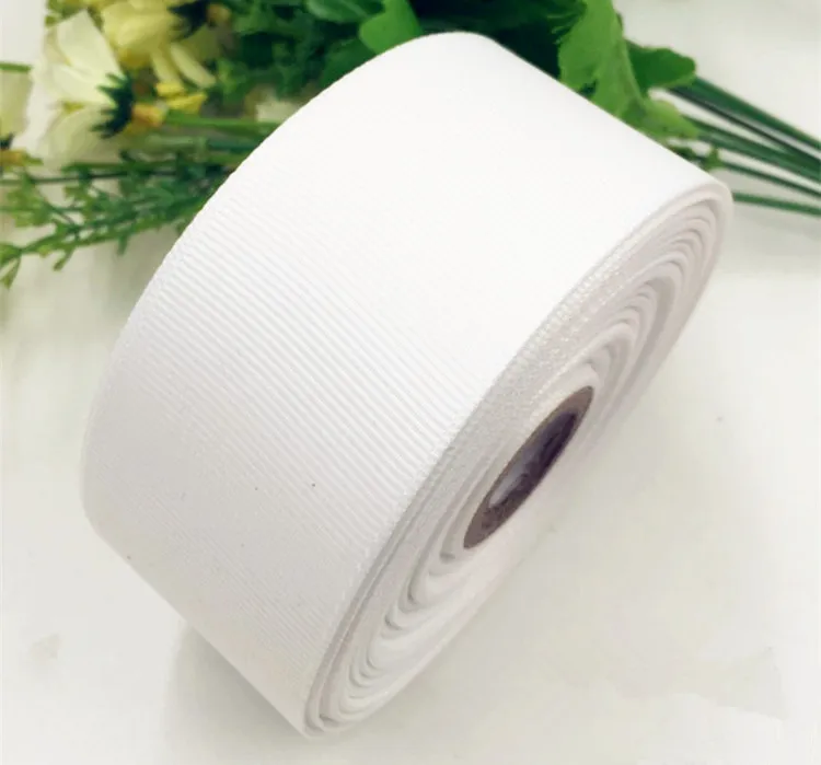 WHITE Suoja U PICK(5 ярдов/партия) 25 мм декоративная корсажная лента ручной работы DIY аксессуары для головных уборов Свадебная подарочная упаковка - Цвет: WHITE