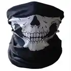 Мужской шарф-трубка с ушками, маска для лица с черепом, зимний теплый шарф для кемпинга, походов, головной убор, шапка, кепка