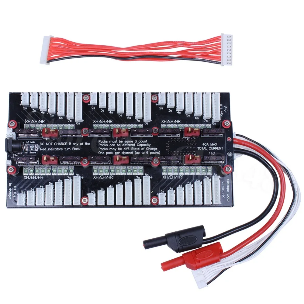 XT60/T разъем Deans Lipo зарядное устройство 2-8S параллельная сбалансированная зарядная