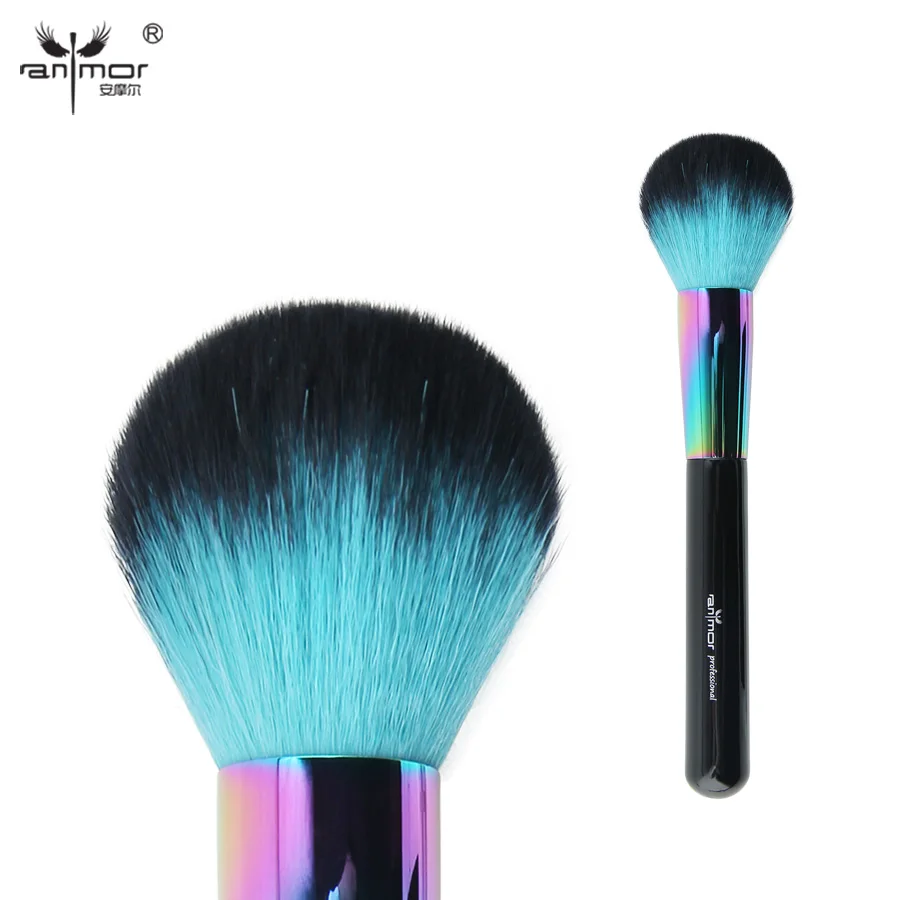 2317-05 Anmor 1 шт. радужные кисти для макияжа основа Профессиональный Duo Fibre для глаз для растушевки веер Кисть для макияжа Pedzelki Do Makijazu - Handle Color: 2317-05