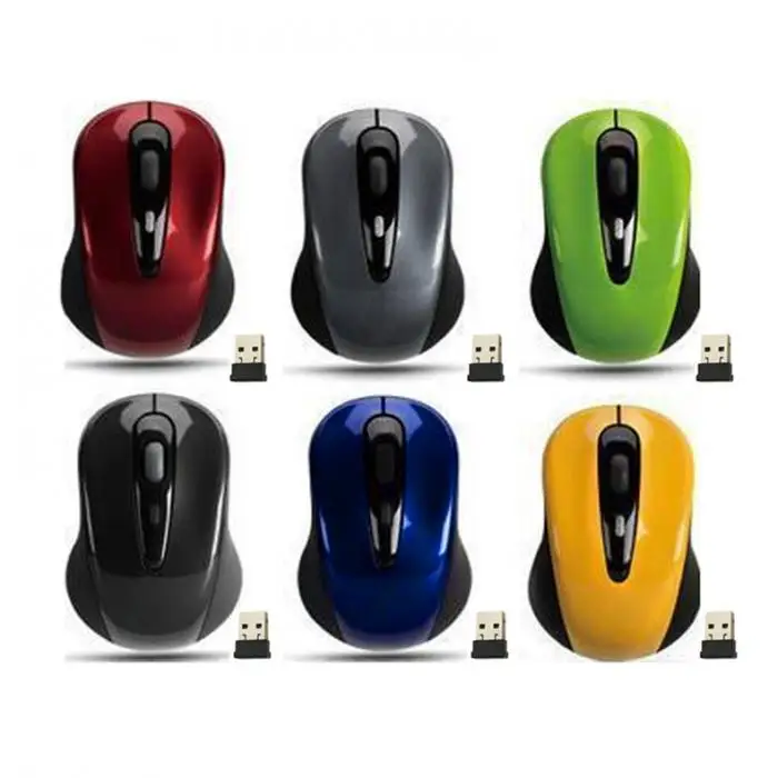 Mini Small USB Wireless Mouse Optical Cordless Mice for Laptop Notebook PC LSMK99