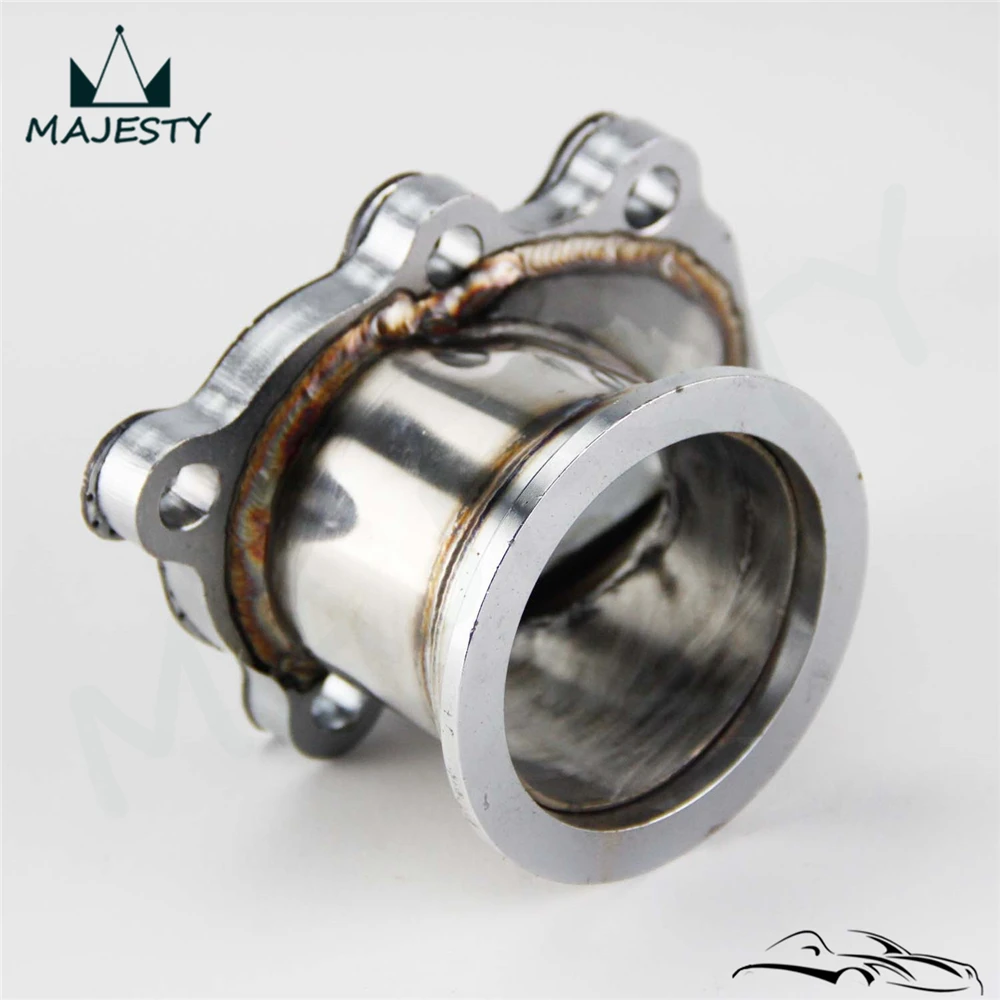 63 мм 2 5 &quotV band зажим фланец турбо вниз трубы адаптер для T25 T28 GT25 GT28|flange turbo|turbo