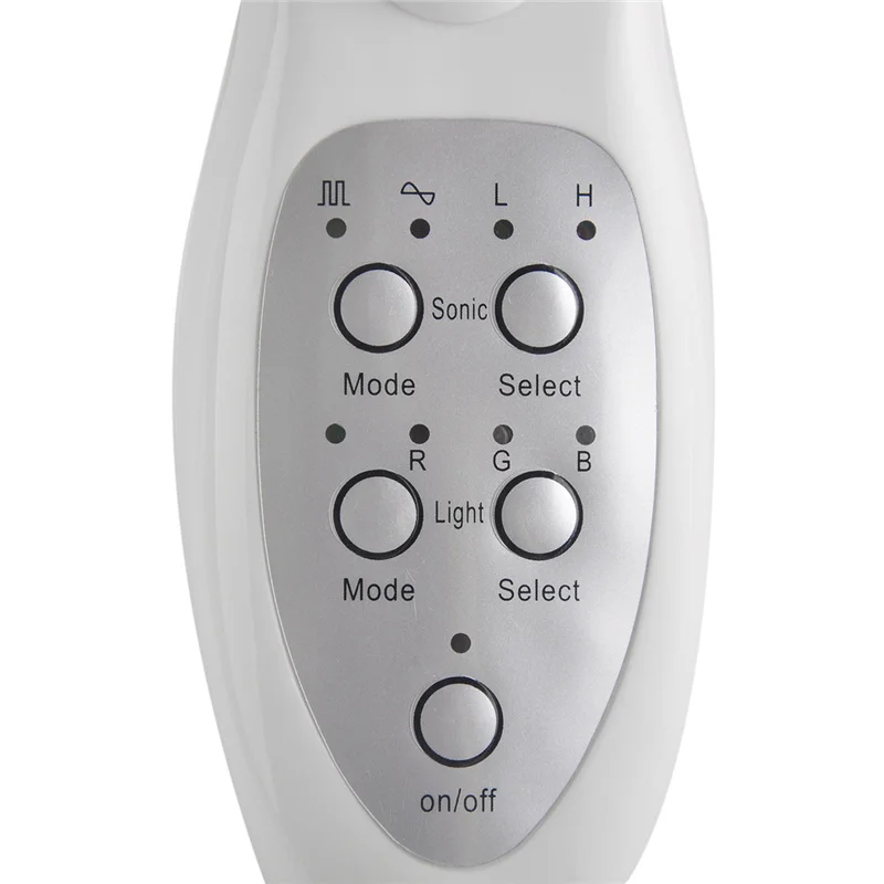 Новый ультразвуковой 7 LED фотон инструмент для ухода за кожей лица лифтинг уход