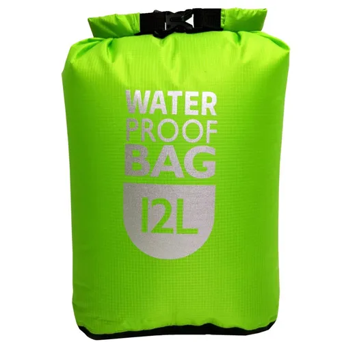 Green 12 6L 12L 24L рафтинг для плавания на лодках сухой мешок парусный Каякинг каноинг река Трассировка пакет треккинг плавающий водонепроницаемый мешок - Цвет: Green 12