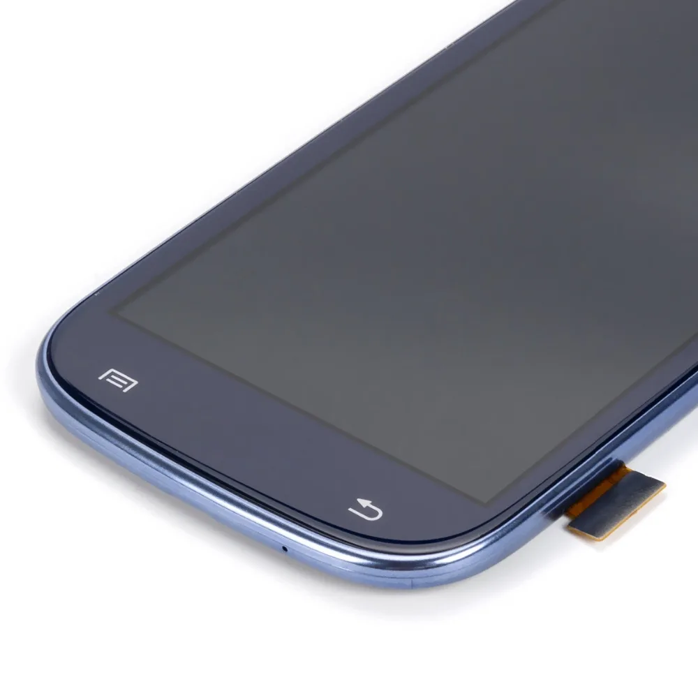 5 шт. I9300 I9305 ЖК-дисплей с рамкой для samsung Galaxy S III S3 i9300 i9305 ЖК-дисплей Дисплей Панель Сенсорный экран дигитайзер сборка Рамка