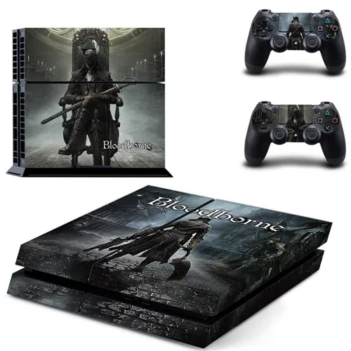 Игра Bloodborne PS4 кожи наклейка для sony playstation 4 консоли и 2 контроллеров PS4 кожи Стикеры винил - Цвет: DPTM1847