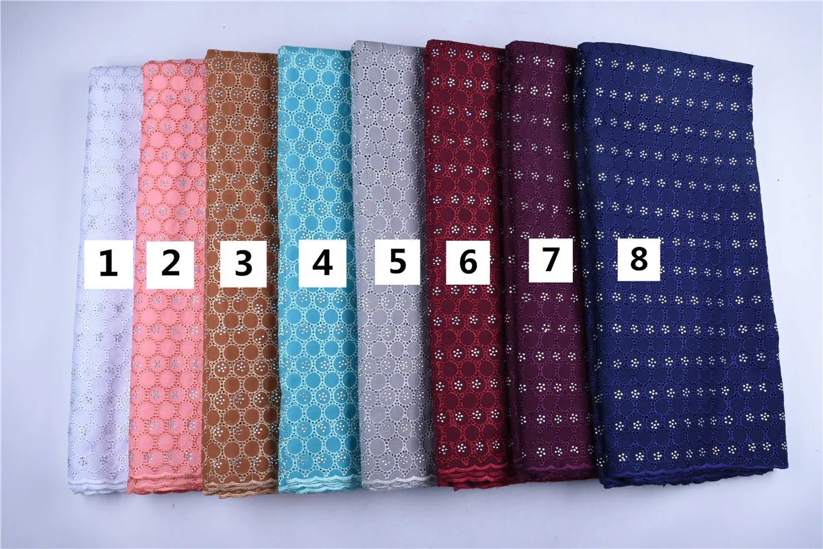 Швейцарская вуаль кружева сухое кружево Белый хлопок вышивка высокое качество