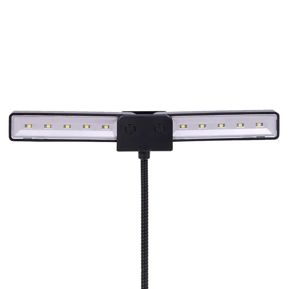 Регулируемая горловина портативный зажим музыкальная стойка лампа светильник