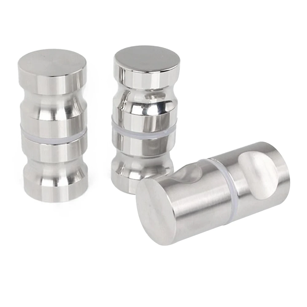 1 шт. ручка для стеклянной двери с одним отверстием из нержавеющей стали душа