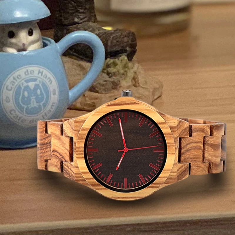 GNART мужские деревянные часы кварцевые модные наручные ручной работы Relojes Para Caballero