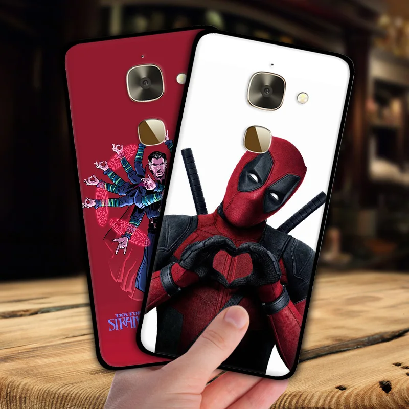 Чехол mosirui для leEco le max2 x820 Marvel hero Дэдпул Человек-паук Черная пантера Халк