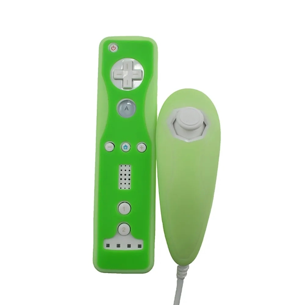 2 упаковки контроллер жестов и Nunchuck джойстик силиконовый чехол для игровой