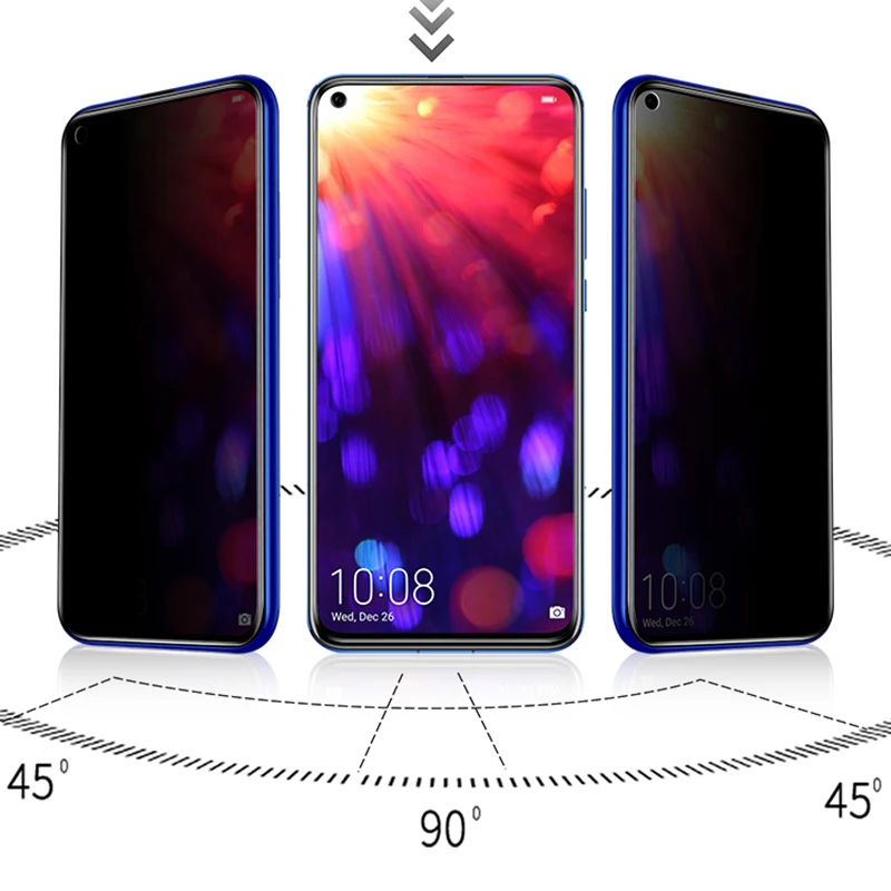 MicroData для Xiaomi Pocophone F2 Pro антишпионское закаленное стекло Антибликовая Защитная