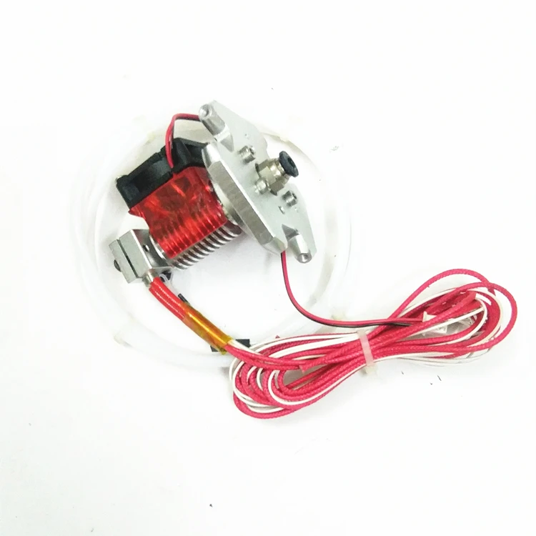 1 шт. алюминиевый эффекторный Боуден hotend экструдер комплект 1,75 мм с V6 Боуден j-head экструзии для Reprap Delta Kossel 3D принтер DIY