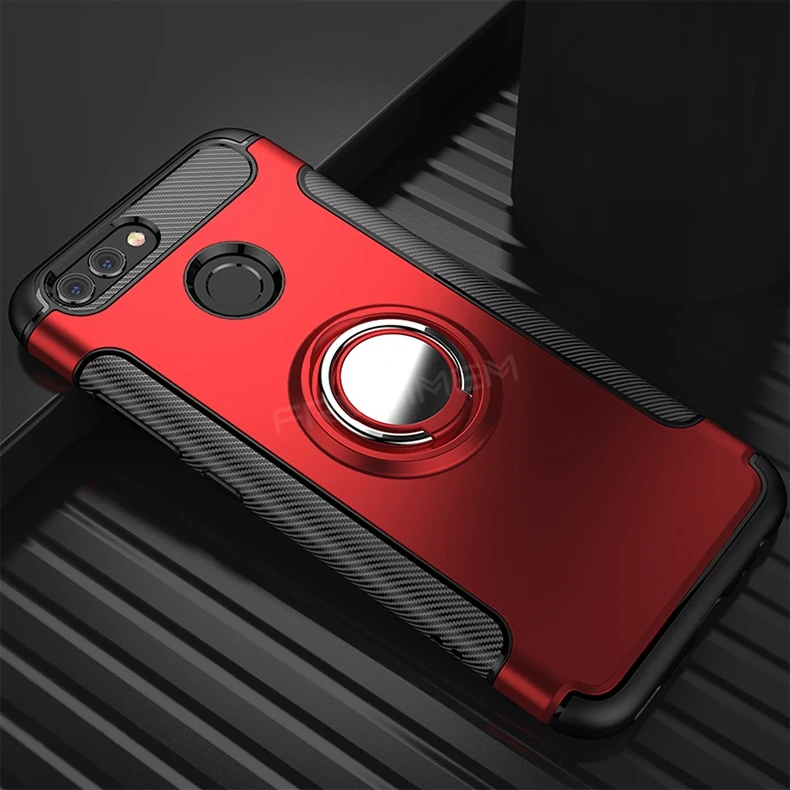 360 чехол для телефона с кольцом-держателем для huawei nova 2 2s 2i plus 3e nova 2 nova 2s nova 2i Магнитный чехол-подставка для автомобиля из ТПУ и силикона