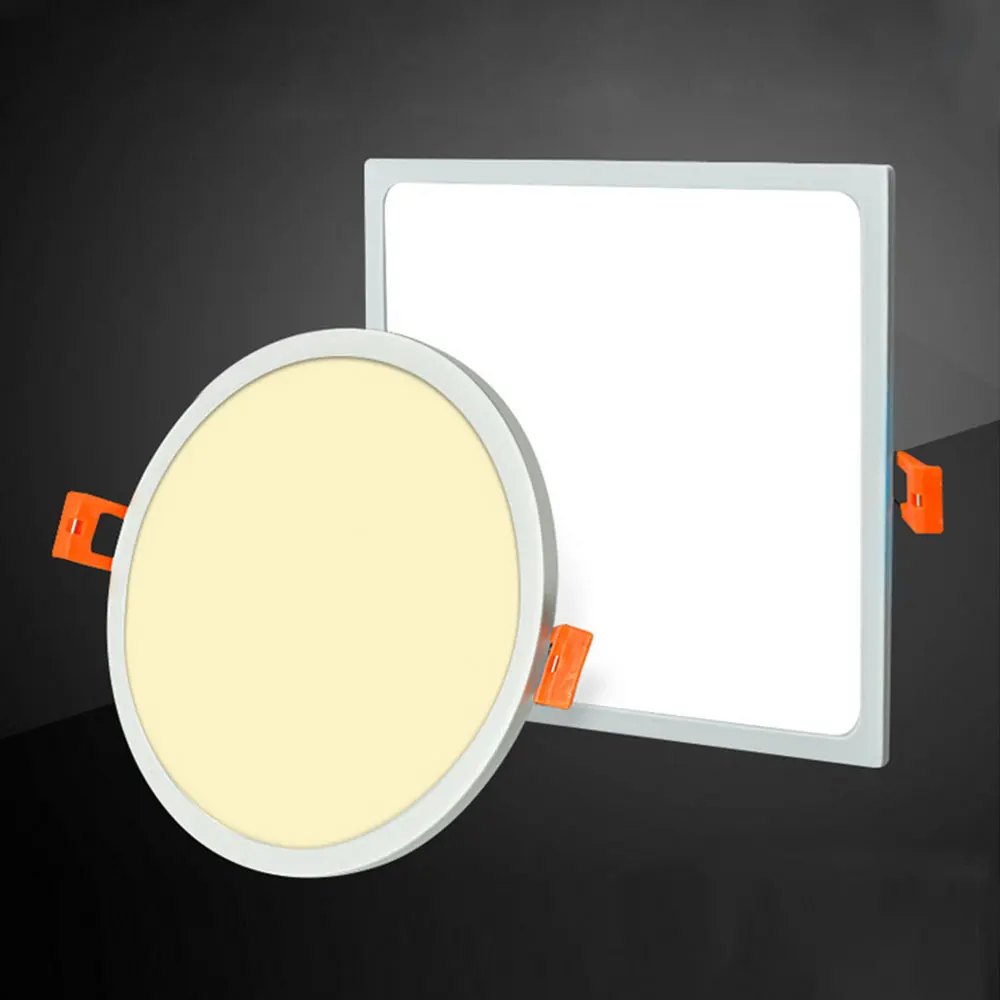 

LED Panel Downlight 5W 8W 16W 22W Round Square Panel LED Aluminum Panel Light LED Ceiling Recessed Light Power Supply Included