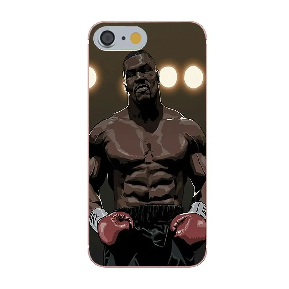 Мягкие чехлы для мобильных телефонов Apple iPhone 4 4S 5 5C 5S SE 6 6S 7 8 Plus X Muhammad Ali Boxing |