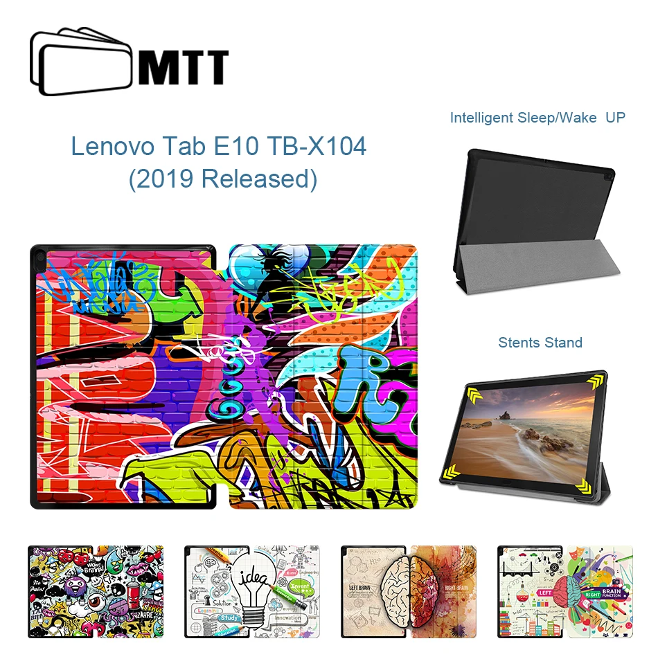 Чехол MTT для lenovo Tab E10 TB-X104F, 10,1 дюймов,, чехол из искусственной кожи, флип, умный чехол для планшета, 10,1 '', Автоматический Режим сна/пробуждения