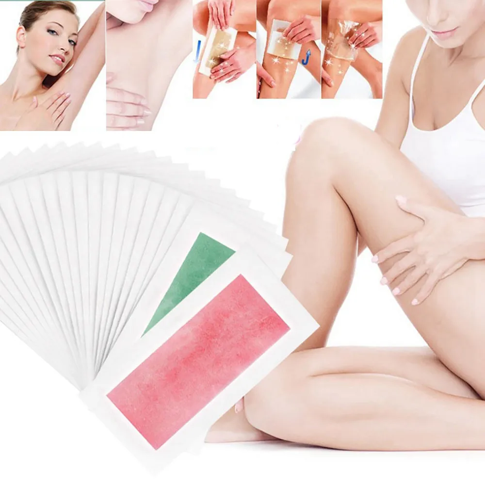 

MAANGE 1PCS Face Nonwoven Waxing Tools Wax Papers Depilatory Strips Hair Removal hair shaving har removal Strips#g45