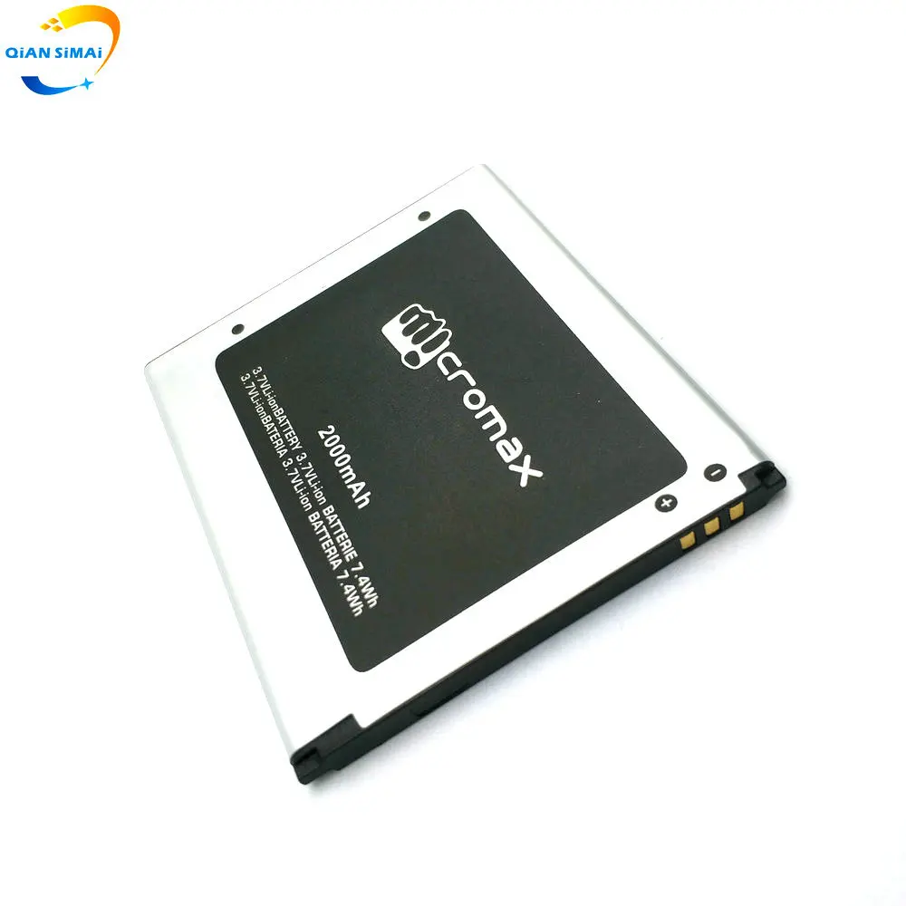 Новый высококачественный аккумулятор для телефона Micromax A92 A106 A114 A115 A116 A117 A210 S9101 Q340