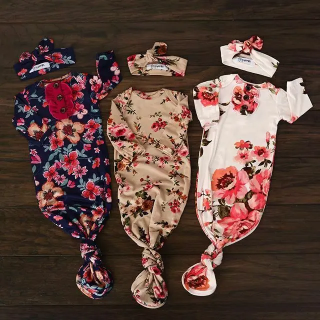 Для малышей с цветочным узором пеленка для завёртывания пеленания спальный