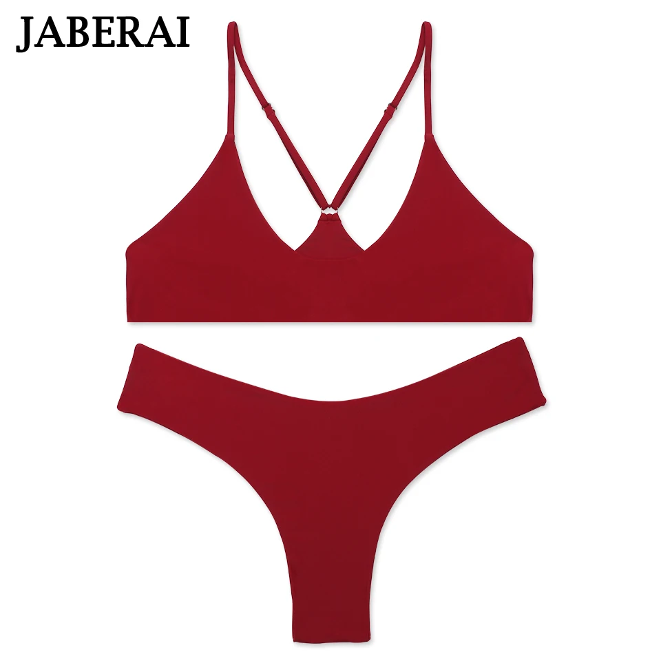 JABERAI Micro Bikini 2019 Solid Bather Swimwear Female Swimsuit Swimming Suit For Women Separate Woman |