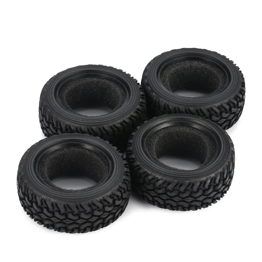 

4pcs 1/10 Medium Grain Drift RC On-road Car Tyre Rubber Tension Tyre Tire 49mm for Wheels Traxxas Tamiya HPI Kyosho Racing HSP
