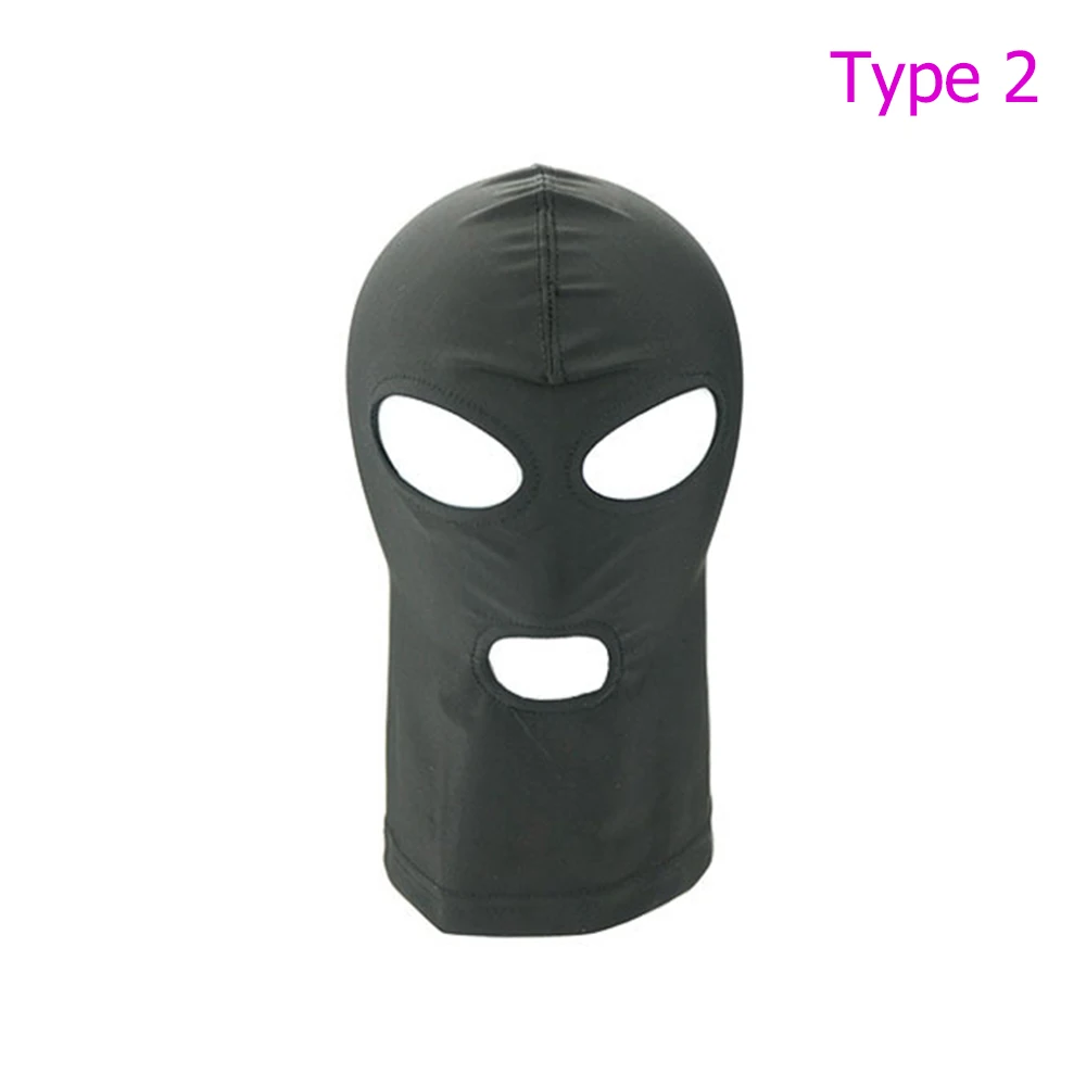 Новинка унисекс маска для лица на все лицо черная головы взрослых головной убор