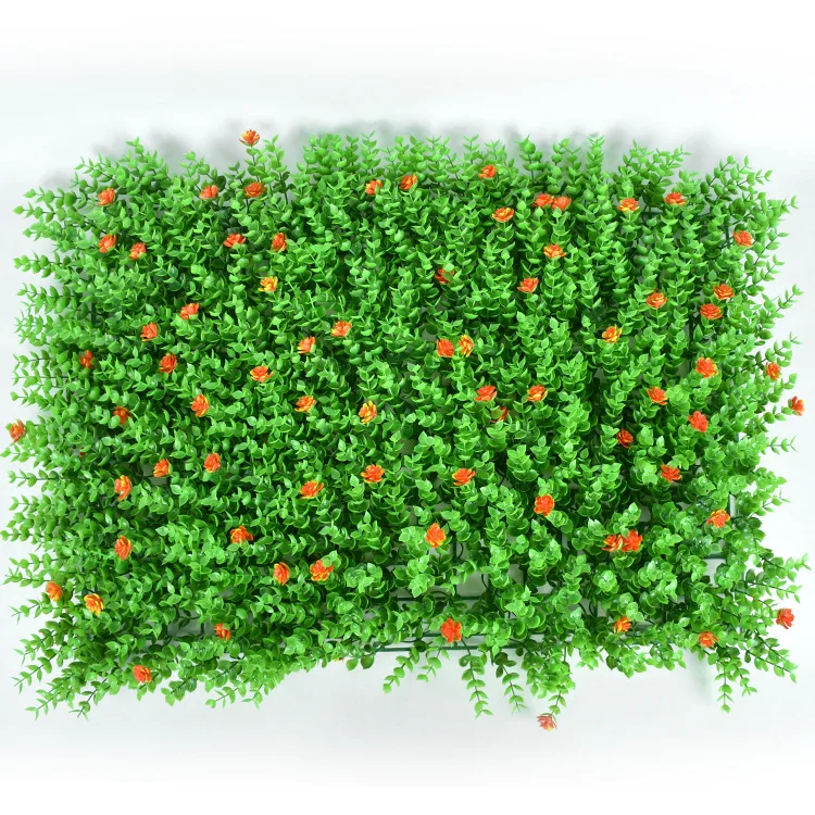 Green lawn 4 Зеленое растение стены искусственный газон самшит хедж сад задний двор домашний фон Декор Моделирование Милан трава открытый цветок стены - Цвет: Green lawn 4