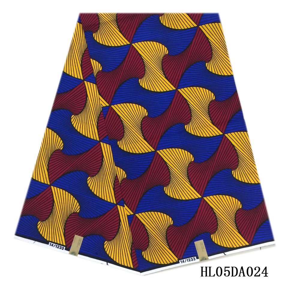 Latest Red Color Ankara Wax Prints Fabric High Quality African For Women Party Dresses 6 Yards 100% Cotton Material | Дом и сад
