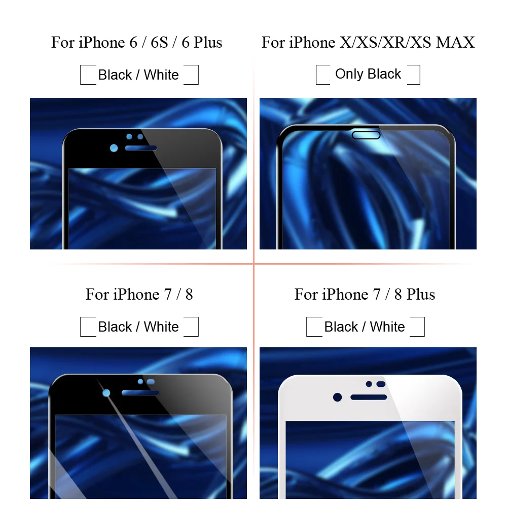 Стекло TOMKAS для iPhone XS стеклянный чехол X Xs Max XR защита экрана 6D защитное стекло на 6 S