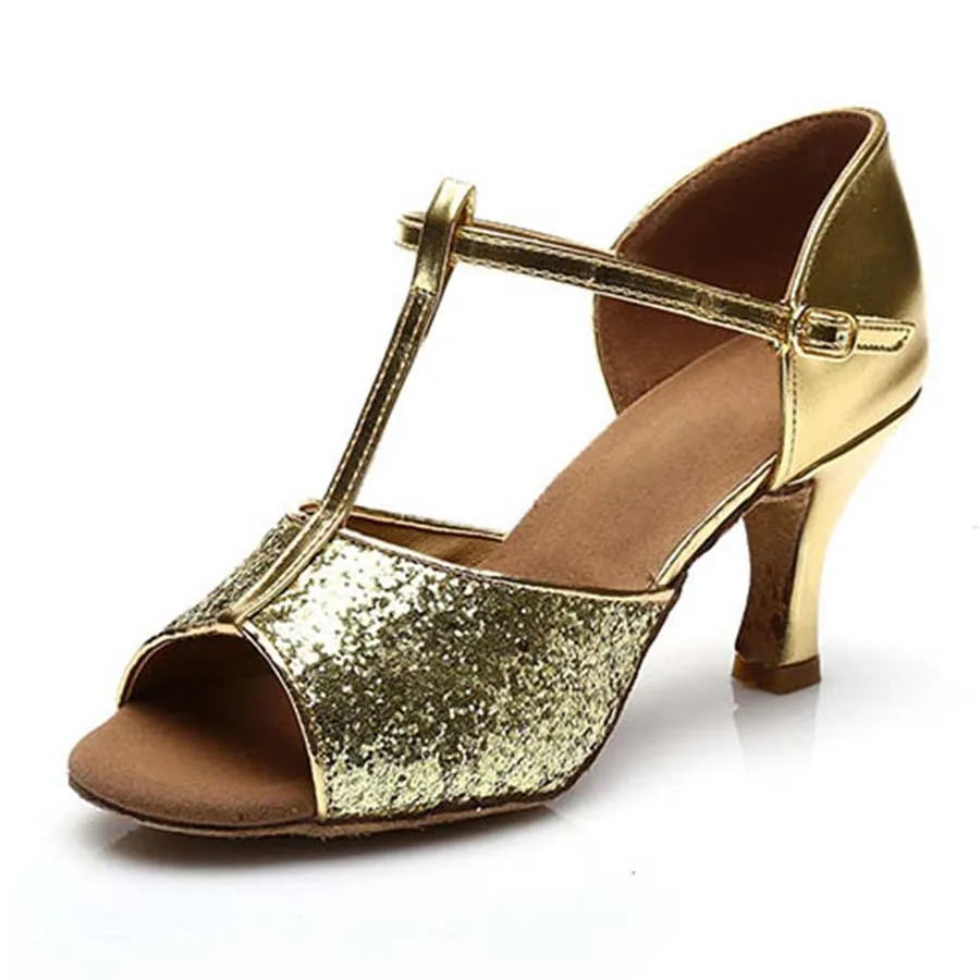 Женские бальные туфли tango на каблуке 7 см 3 цвета|heel sleeve|heel ironshoes vogue |