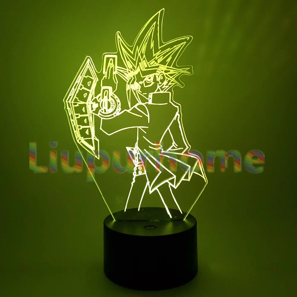 Yu Gi Oh юги Муто 3D светодиодные ночники настольная лампа Новинка Светодиодный