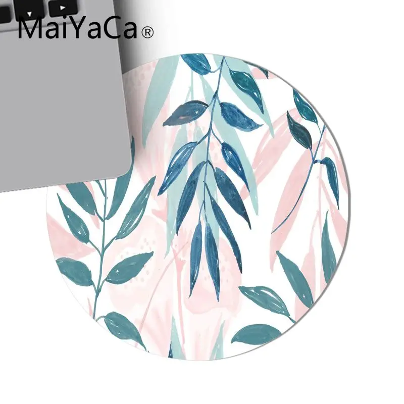 Игровой коврик для мыши Maiyaca с тропическими листьями 22x22 см | Компьютеры и офис