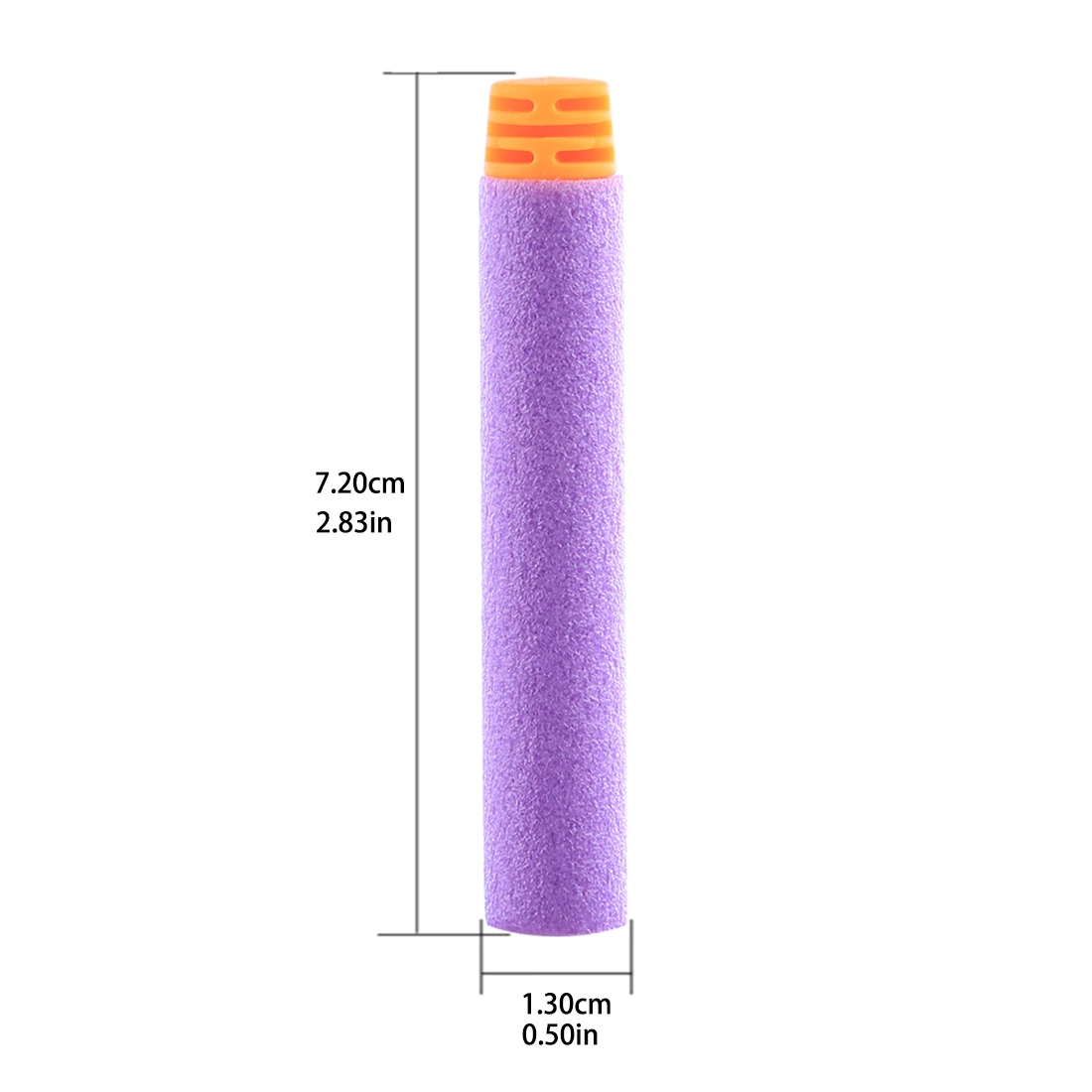 200Pcs 7.2cm Universal High Buffered Soft Bullet Darts Flat Head Toy Gun For Elite Series Blasters |