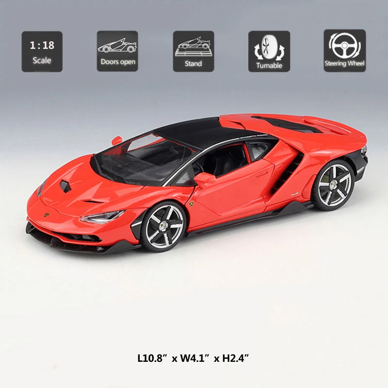 HOMMAT имитация 1:18 Maisto Centenario LP770-4 Roadster гоночный автомобиль литая под давлением модель автомобиля Коллекция Модель автомобиля рождественский подарок