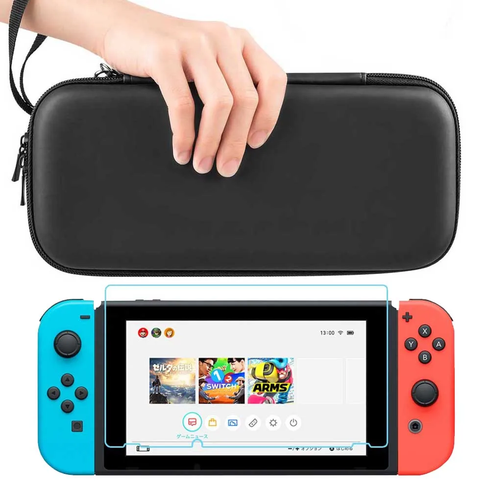 Прочный защитный чехол для Nintendo Switch с 5 дюймовым держателем Switch|Сумки| |