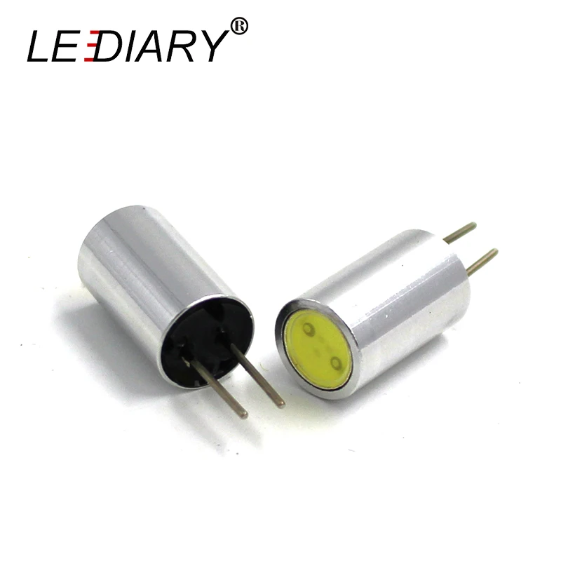 Zmisibo 5 шт./лот супер яркий COB LED G4 лампа DC12V/AC DC12V диммируемая мини из нержавеющей