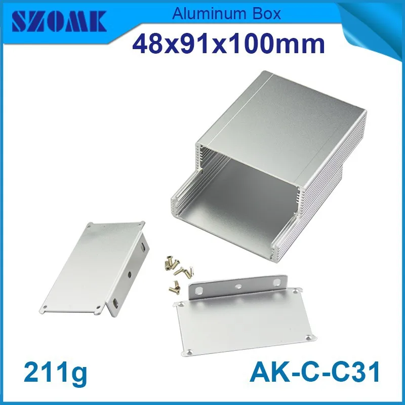 

10 pcs/lot metal box enclosure or metal project box aluminium box diy which in good quality electronics enclosures housing