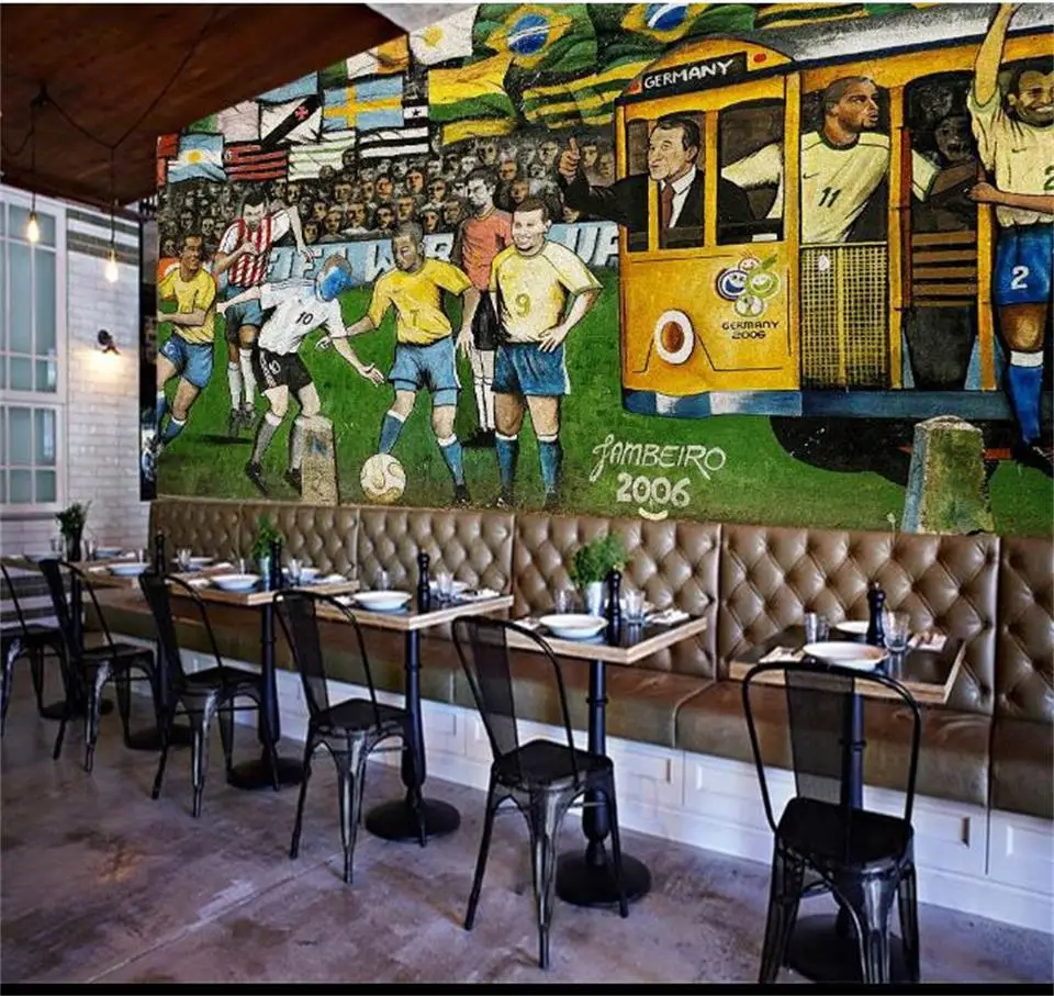 Пользовательские 3D фото обои нетканые росписи комнаты граффити искусство диван