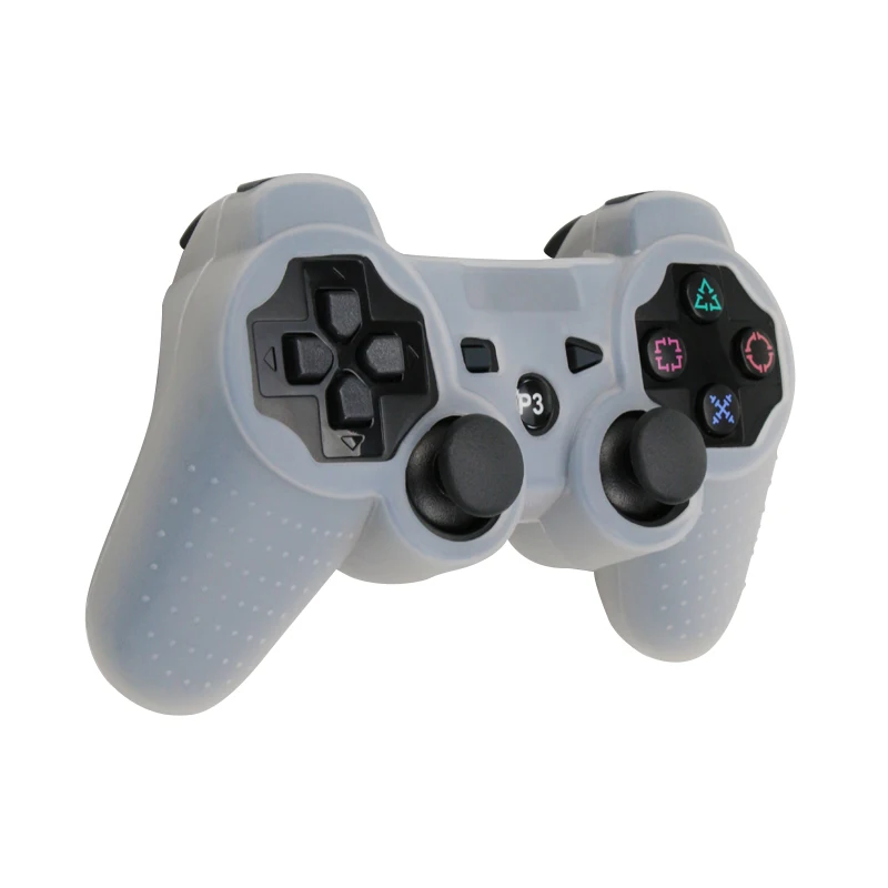 Силиконовый защитный чехол для PS3 контроллер для playstation 3 гелевый резиновый чехол с 2 силиконовыми колпачками
