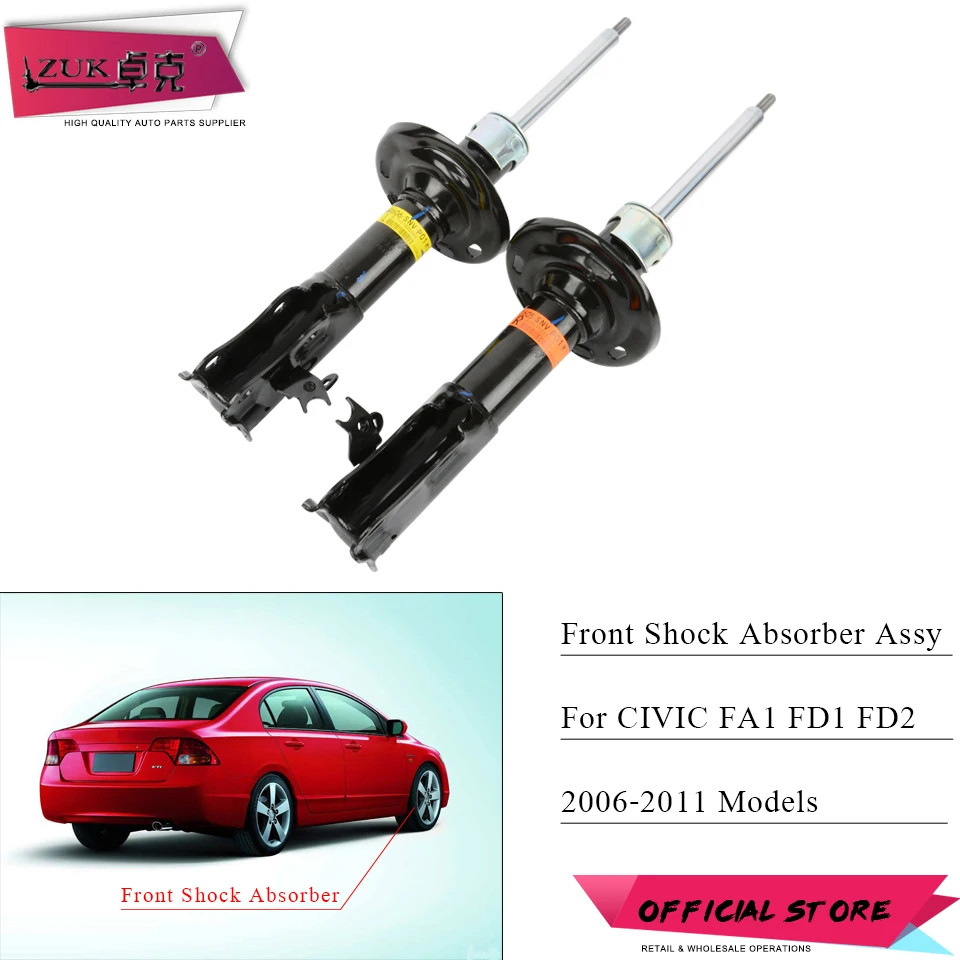 ZUK Автомобильная ступица переднего амортизатора для HONDA CIVIC 2006 2007 2008 2009 2010 2011 FA1 FD1 FD2 производство продукции уже существующих марок: 51606-SNV-P01 51605-SNV-P01