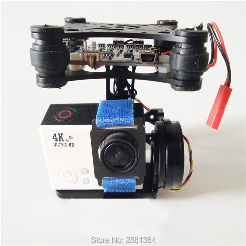 Новинка для экшн-камеры Gopro SJCAM XIAOMI YI Eken 2-Aixs 2D бесщеточный карданный камеры F450 F550