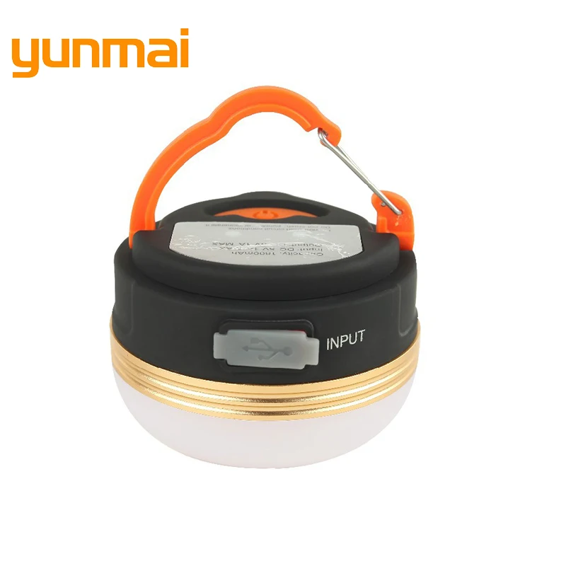 5 светодиодов портативный походный USB фонарь для кемпинга с магнитом внутри