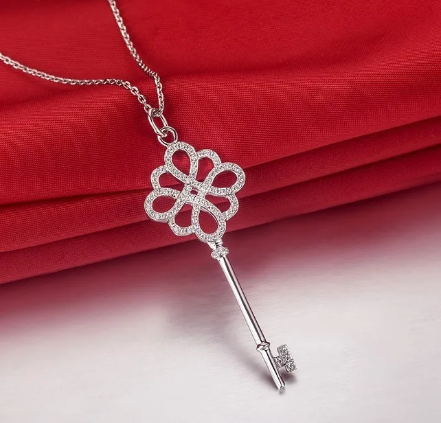 Подвеска SONA из серебра 925 пробы с золотым покрытием|chain pendant|gold diamond pendantchain necklace
