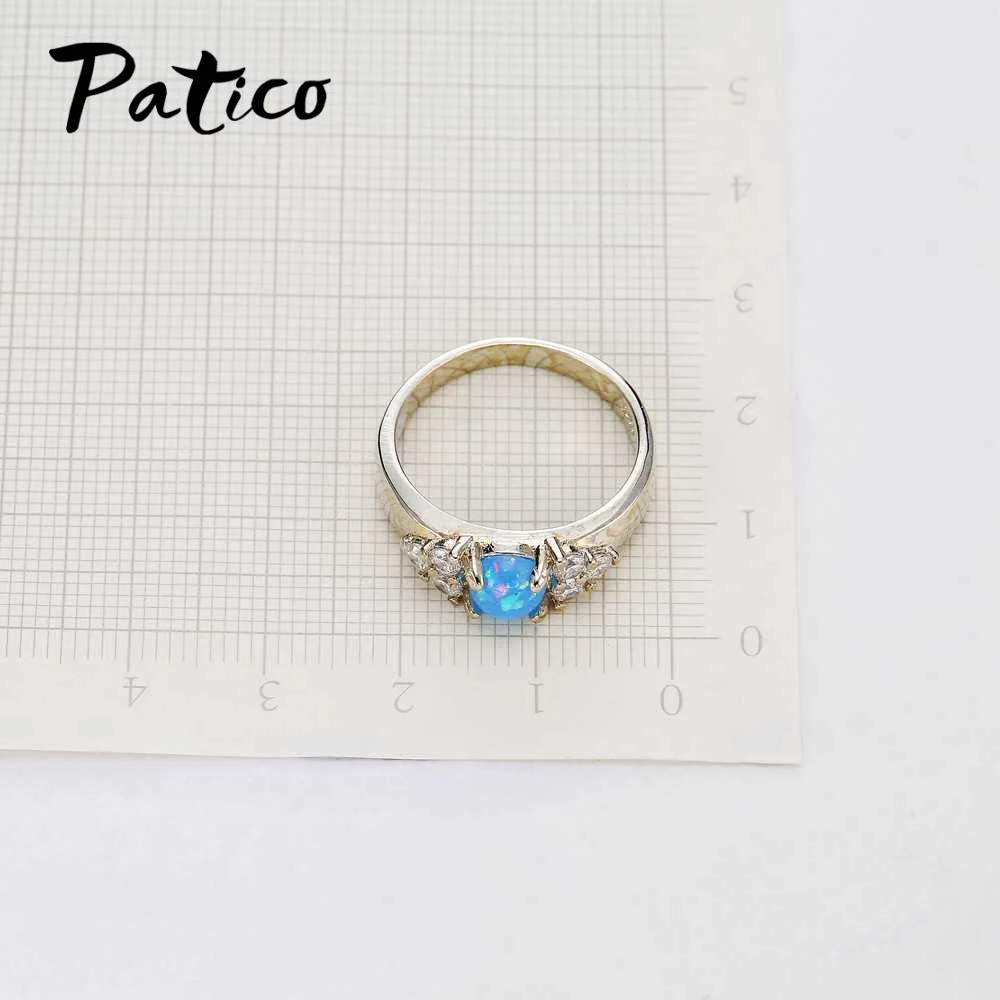 Fashion New Royal Style Women Lovely Noble Jewelry Rings 925 Sterling Silver Fire Opal Stone Free Shipping | Украшения и