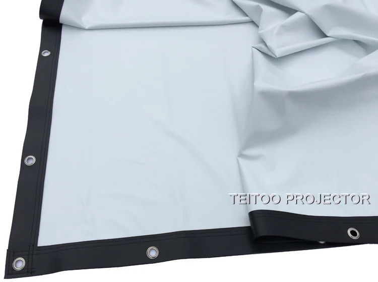 Мягкий черно-белый экран для проектора с занавесом ПВХ 120 дюймов 4:3 быстро