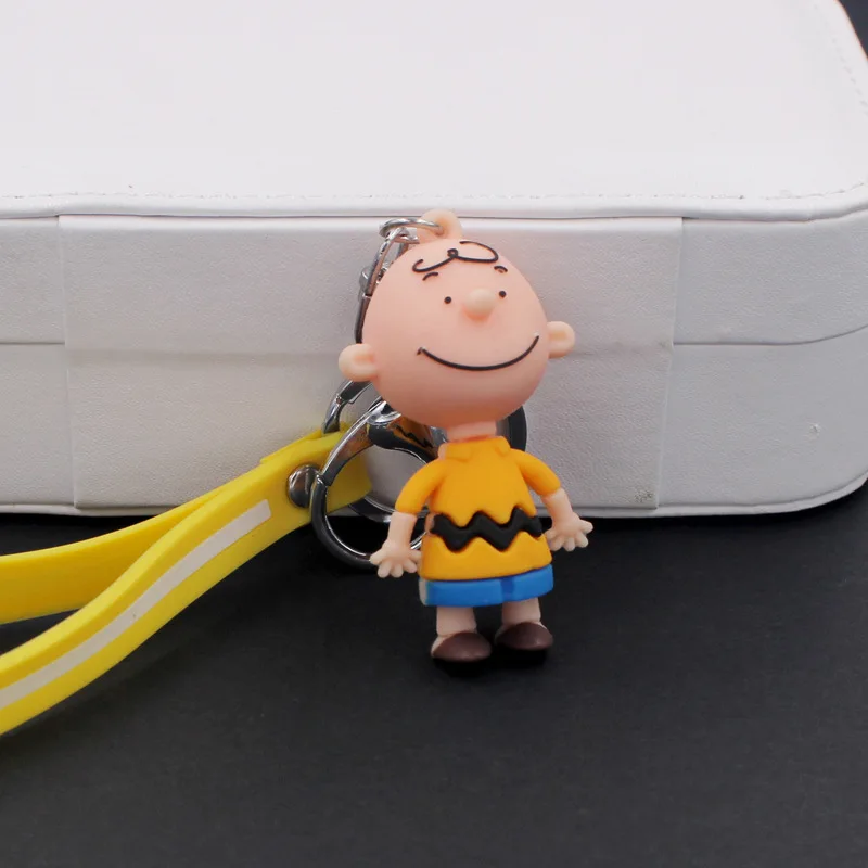 Новинка 2019 милый брелок с мультипликационным принтом Charlie Brown для дам креативная