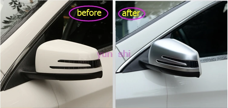 2 шт. ABS хромированное Автомобильное зеркало заднего вида декоративная раковина