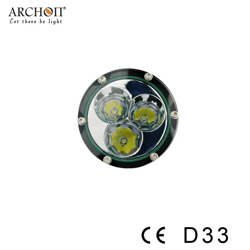 Водонепроницаемый подводный фонарик ARCHON D33 3 * CREE XM-L2 U2 макс. 3000 люмен 100 м | Лампы и